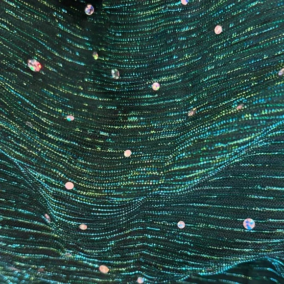 Lulu's Dazzling Green Sequin Mini Dress - Picture 6 of 9